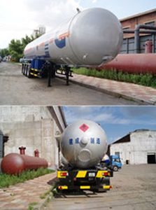 Jiancheng JC9401GYQQBSemi trailer for liquefied gas transportation