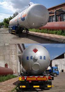 Jiancheng  JC9401GYQQB Semi trailer for liquefied gas transportation