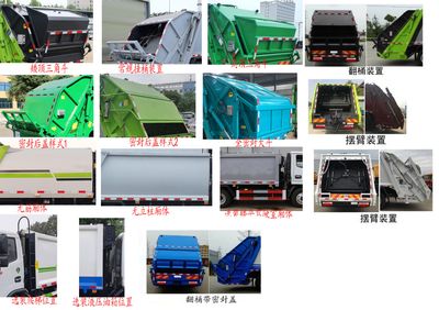 Changliwei  CLA5075ZYSE6 Compressed garbage truck