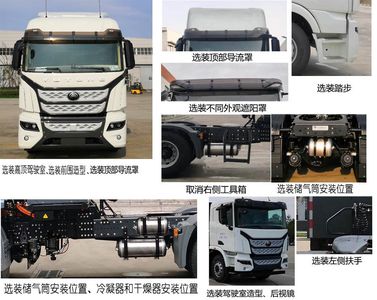 Yutong  ZKH4250P4BEV6 Battery swappable pure electric semi-trailer tractor