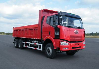 Jiefang Automobile CA3250P66K24L4T1E Flat head diesel dump truck