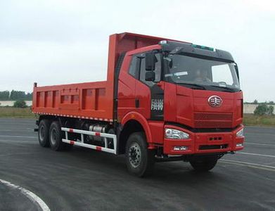 Jiefang Automobile CA3250P66K24L4T1E Flat head diesel dump truck