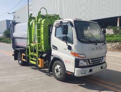 Huatong brand automobiles HCQ5073ZZZHF6CS Hydraulic Lifter Garbage truck 