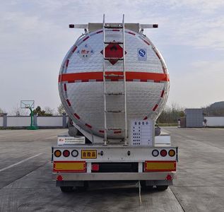 Chufei  CLQ9400GRYBA Aluminum alloy flammable liquid tank transport semi-trailer