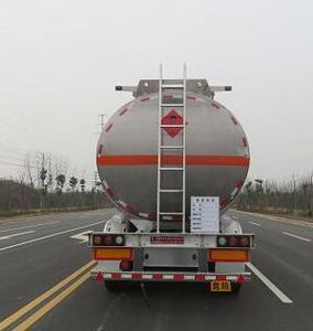 Special transport  DTA9407GRY Aluminum alloy flammable liquid tank transport semi-trailer