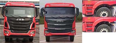 Jianghuai brand automobiles HFC3311P1K6H38S3V Flat dump truck