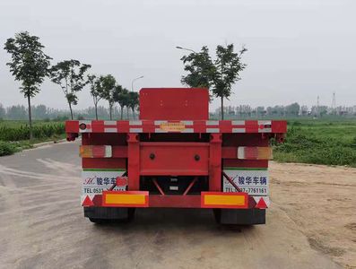 Junhua Xing brand automobiles LJH9402TPB Flat transport semi-trailer