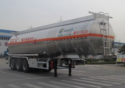 Shengrun  SKW9400GRYL Aluminum alloy flammable liquid tank transport semi-trailer