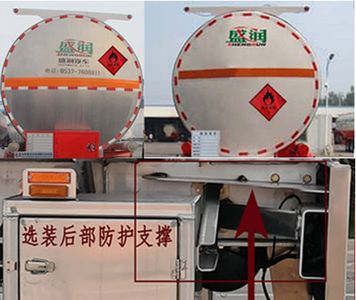 Shengrun  SKW9400GRYL Aluminum alloy flammable liquid tank transport semi-trailer