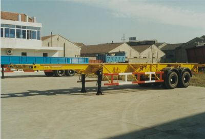 Zhongqi brand automobiles ZQZ9200TJZK Container transport semi-trailer