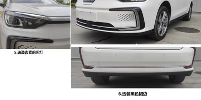 Beijing brand automobiles BJ7000C5DDKBEV Pure electric sedan