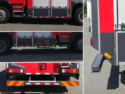 Jiangte brand automobiles JDF5160GXFPM60Z6 Foam fire truck