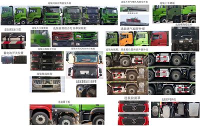 Shaanxi Automobile SX5319ZLJHC286 garbage dump truck 