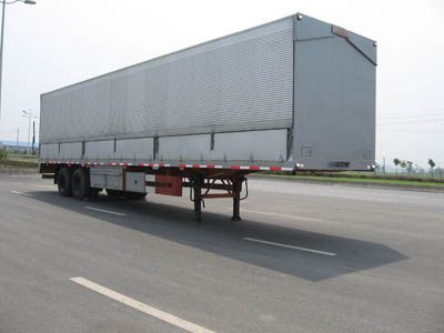 Zhongchang Automobile XZC9190XYK Wing opening box semi-trailer