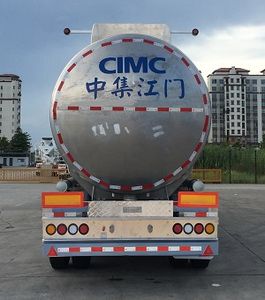 CIMC ZJV9402GSYJM Aluminum alloy edible oil transportation semi-trailer