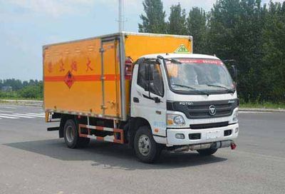 Duo Shi Xing  JHW5080XRQBA2 Flammable gas box transport vehicle