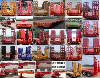 Longyu Tianxiang  TXC9403TDP Low flatbed semi-trailer