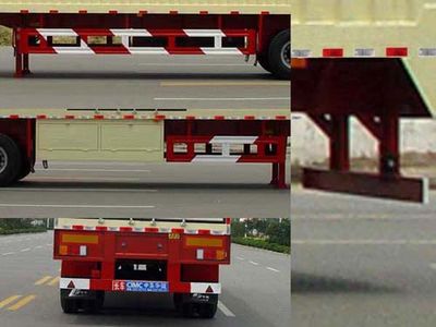 Huajun  ZCZ9258XXY Box transport semi-trailer