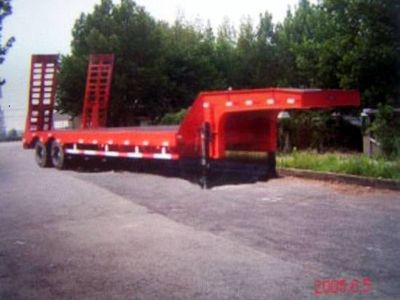 Luquan  JZQ9350TDP Low flatbed semi-trailer