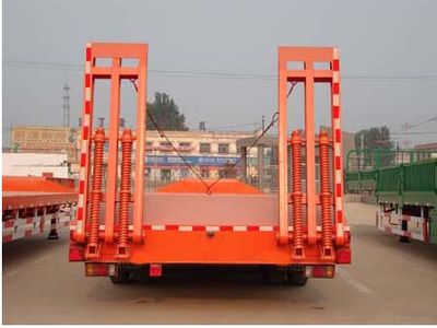 Luquan  JZQ9350TDP Low flatbed semi-trailer