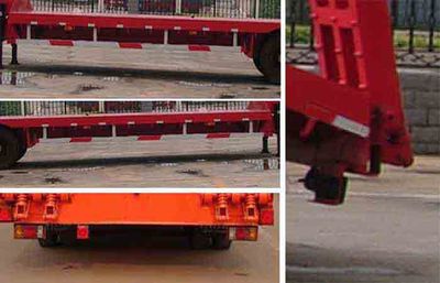 Luquan  JZQ9350TDP Low flatbed semi-trailer