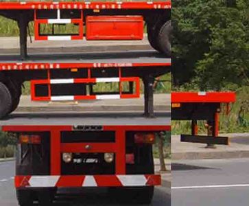 Zhongqi brand automobiles ZQZ9400TJZP Container flatbed semi-trailer