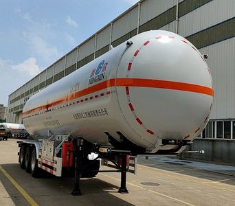 Mingxin NMX9400GRYEFlammable liquid tank transport semi-trailer