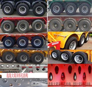 Yazhong Vehicle License Plate Automobile WPZ9407TJZ Container transport semi-trailer