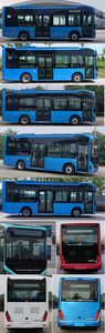 Zhongtong Automobile LCK6856EVGRA2 Pure electric low entry city buses