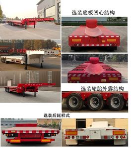 SAIC ExxonMobil TGT9400TDP Low flatbed semi-trailer