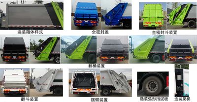 Chusheng  CSC5180ZYSC6 Compressed garbage truck