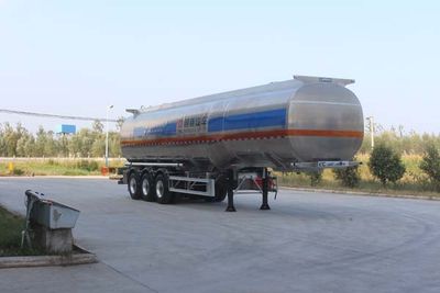 Tongyada  CTY9403GYYA Aluminum alloy oil transport semi-trailer