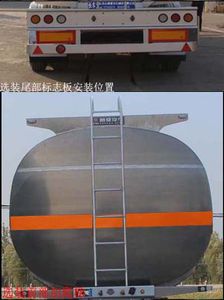 Tongyada  CTY9403GYYA Aluminum alloy oil transport semi-trailer