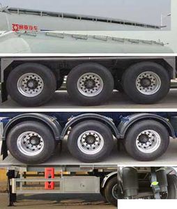 Tongyada  CTY9403GYYA Aluminum alloy oil transport semi-trailer