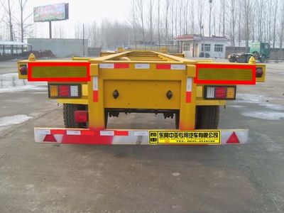 Qilu Zhongya  DEZ9150TJZK Empty container transport semi-trailer