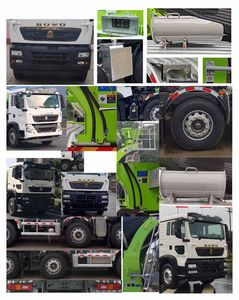 Zhonglian Automobile ZLJ5318GJBHT2F Concrete mixing transport vehicle