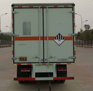 Huatong brand automobiles HCQ5124XZWBJ601 Miscellaneous dangerous goods box transport vehicle