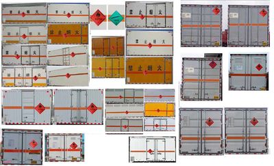 Zhuanwei  HTW5041XRQSH6 Flammable gas box transport vehicle