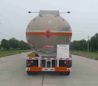 Kaile  AKL9407GRY Aluminum alloy flammable liquid tank transport semi-trailer