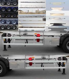 Kaile  AKL9407GRY Aluminum alloy flammable liquid tank transport semi-trailer