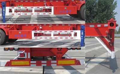 Luffy YFZ9401TWYE Transport semi-trailer of dangerous goods tank frame