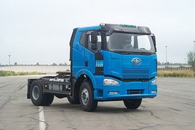 Jiefang Automobile CA4180P66K2A1E Flat head diesel semi-trailer tractor