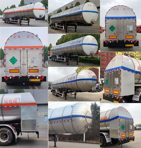 Zhengkang Hongtai brand automobiles HHT9404GDY Low temperature liquid transport semi-trailer