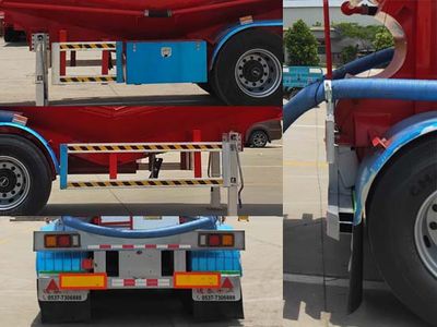 Tongtai Dingsheng brand automobiles TZL9402GFL Medium density powder material transportation semi-trailer