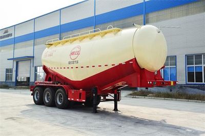 Minjiang brand automobiles YZQ9400GFL Medium density powder material transportation semi-trailer