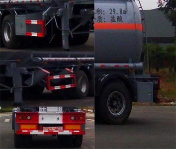 Dali  DLQ9404GFW Tank transport semi-trailer for corrosive substances