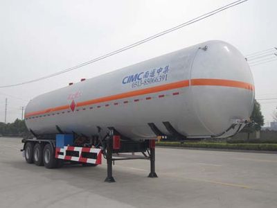 CIMCNTV9400GYQSSemi trailer for liquefied gas transportation