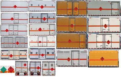 Zhongqi Liwei brand automobiles HLW5100XRQEQ6 Flammable gas box transport vehicle