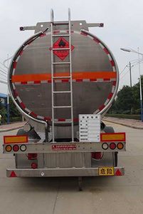 Special transport  DTA9401GYYC Aluminum alloy oil transport semi-trailer