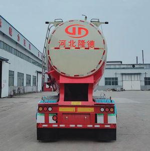 Longzhuan brand automobiles JLD9401GXH Lower ash semi-trailer